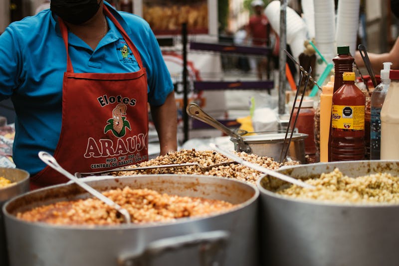 Mexican street corn elotes at Taco Time