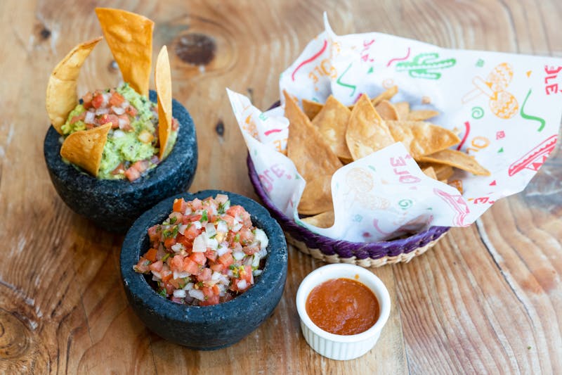 Vegetarian black bean taco at Taco Time